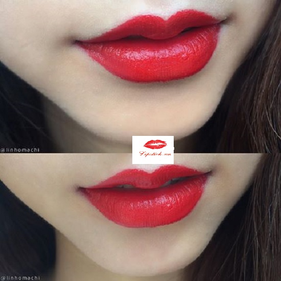 Review Son Ysl 203 Rouge Rock Mau đỏ đậm