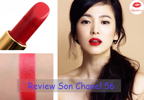 Review Son Chanel 56 Rouge Charnel Màu Đỏ Tươi Đẳng Cấp